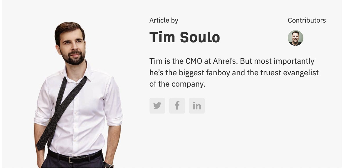 Tim Soulo author bio